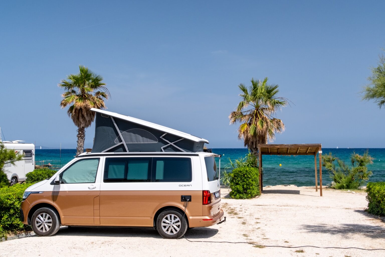 Stellplatz in Bormes les Mimosas an der Côte d'Azur Camp du Domaine