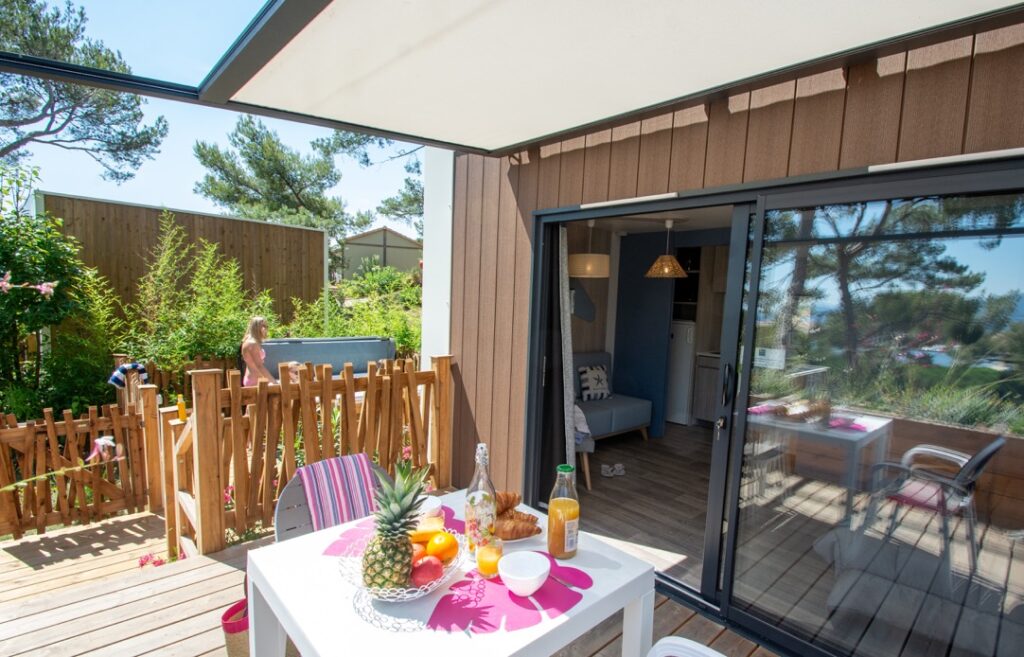 Terrasse mobile home Duo Bis Spa